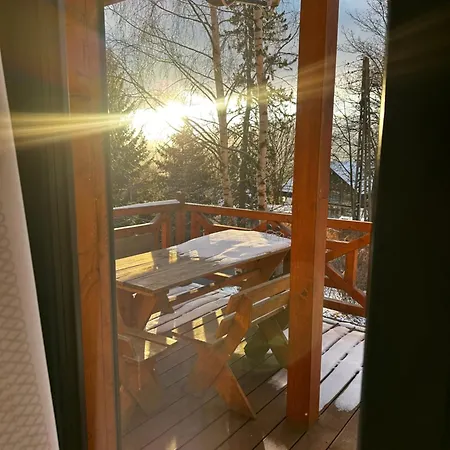 בית נופש Dom Drewniany Z Sauna I Jacuzzi W Szklarskiej Porebie