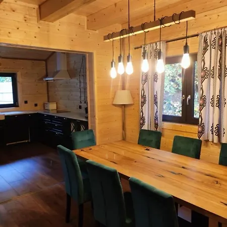 Ferienhaus Dom Drewniany Z Sauna I Jacuzzi W Szklarskiej Porebie